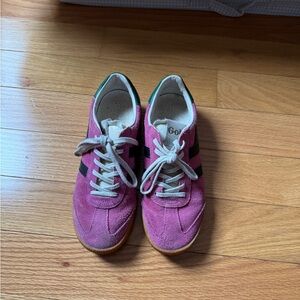 Gola Women's Fuchsia and Black Sneakers